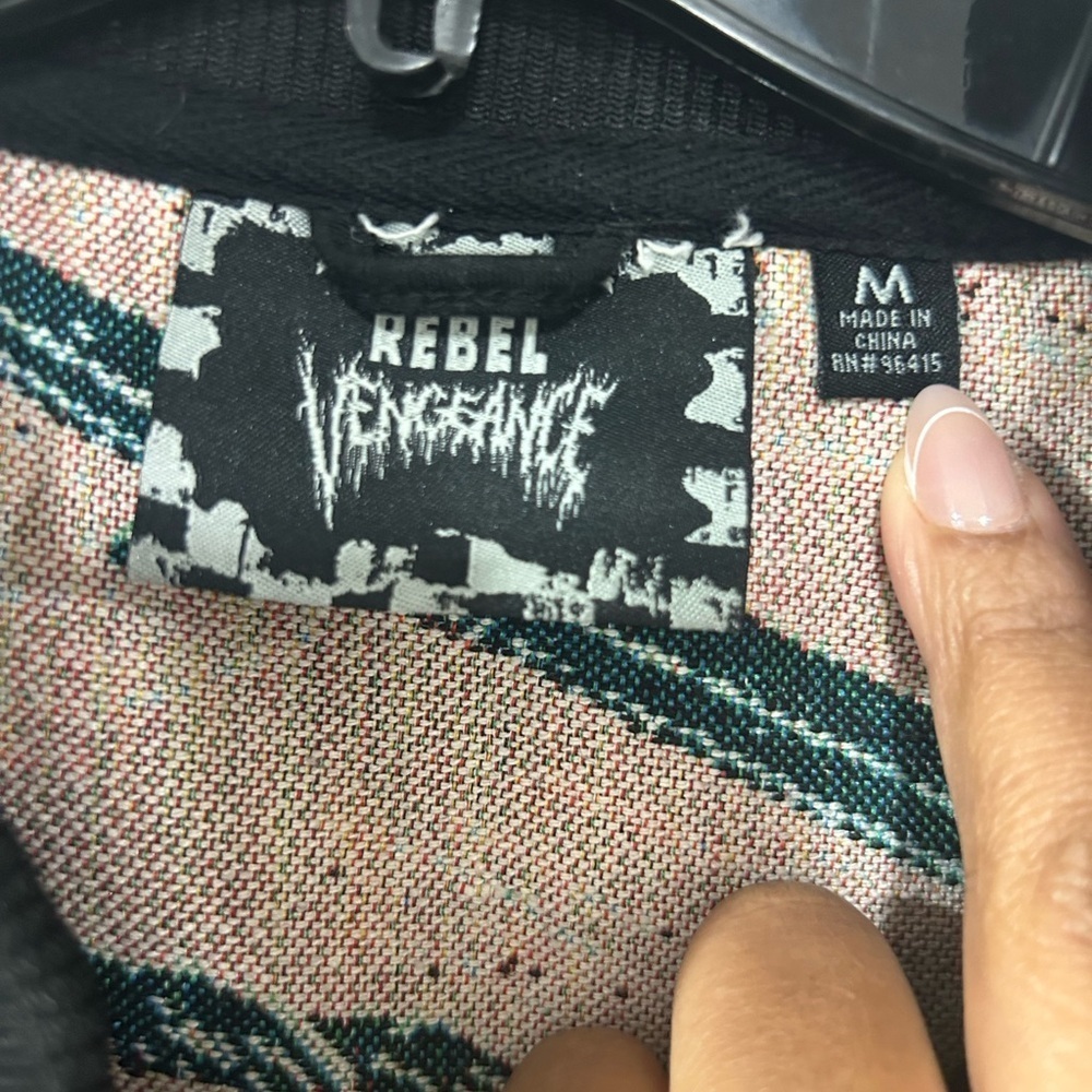 EUC Rebel Vengeance Varsity Bomber Jacket - Picture 3 of 8